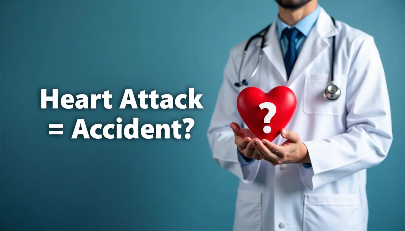 Heart attack vs accident question image
