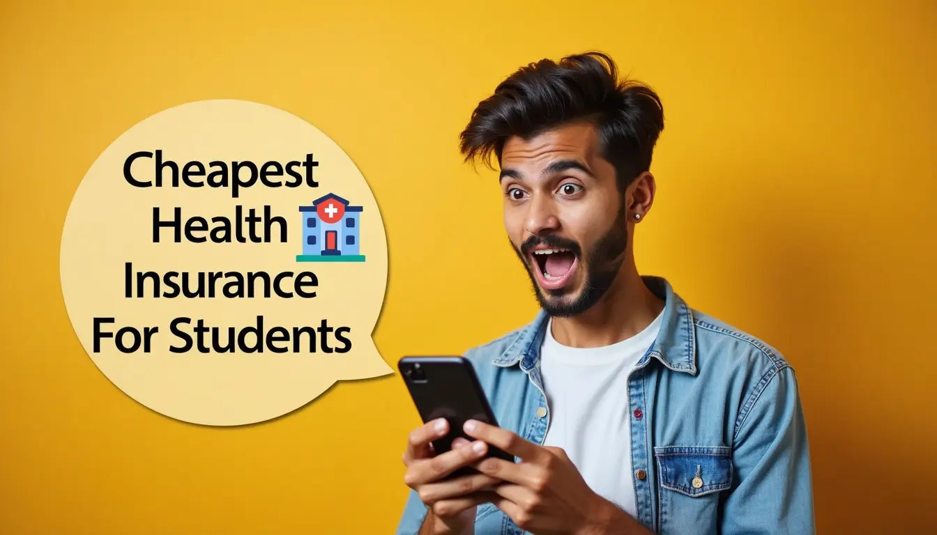 Affordable Cheapest Health Insurance for Students in India using budget-friendly student health plans