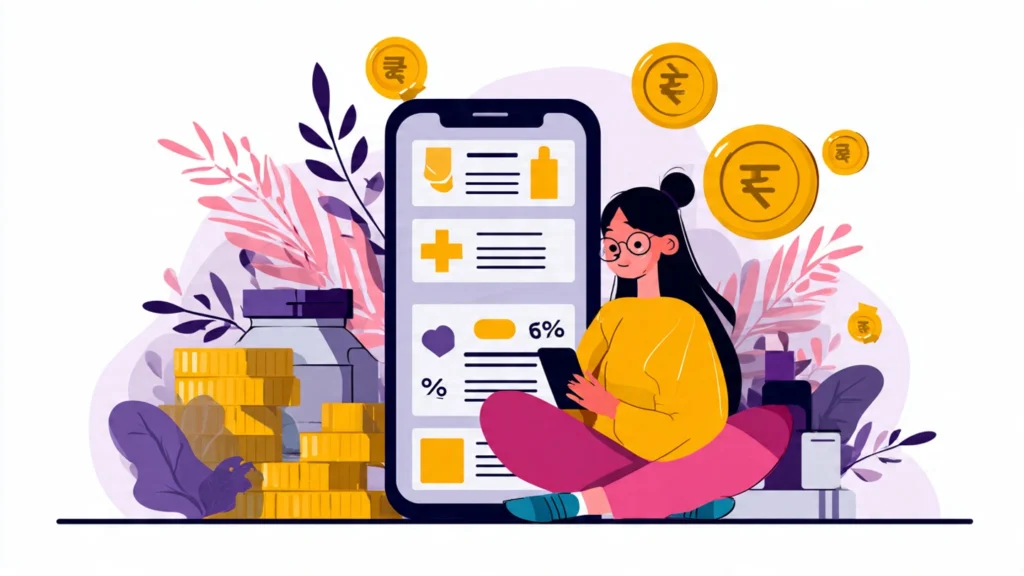 College student checking eligibility and applying for marketplace health insurance coverage online