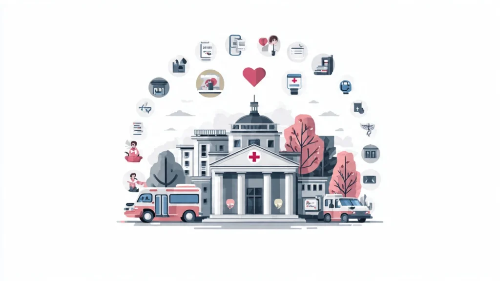 Indian couple comparing family health insurance policies to choose the best plan for four members